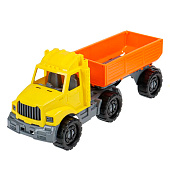 Машина БИЗОН Тягач бортовой с прицепом строительный Машина БИЗОН Тягач бортовой с прицепом строительный