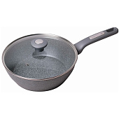  Сотейник 28х7.5см с крышкой 4277GR 