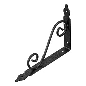  Кронштейн 190х140х25х3мм, декоративный, темно-серый, Сибртех 