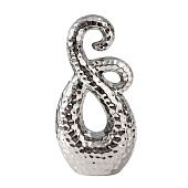  Фигурка керамика «Абстракция. Щупальца», серебро, 12.5х7х25 см 