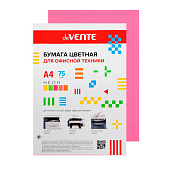  Бумага А4 для офисной техники deVENTE, 100 л, малиновый неон, 75 г, 2072209 