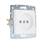 Розетка СП 1-м б/з бел. Карина Розетка СП 1-м б/з бел. Карина