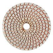 Круг алмазный гибкий шлифовальный "Черепашка" 100мм, Р100 мокрое шлифование Круг алмазный гибкий шлифовальный "Черепашка" 100мм, Р100 мокрое шлифование