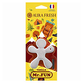 Ароматизатор на дефлектор AURA FRESH MR.FUN Vanilla Ароматизатор на дефлектор AURA FRESH MR.FUN Vanilla