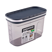 Банка для хранения продуктов POLI серая 1.25л SBP005 Банка для хранения продуктов POLI серая 1.25л SBP005