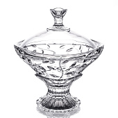  Конфетница с крышкой на ножке RCR Laurus 18 см 40392 