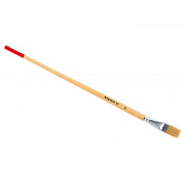 Кисть круглая тонкая 15мм, натуральная щетина, деревянная ручка, STAYER №14 Кисть круглая тонкая 15мм, натуральная щетина, деревянная ручка, STAYER №14