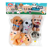Игровой набор Собачки 6шт игрушки-пищалки, размер 7х4,5х6,5см, 2141186 Игровой набор Собачки 6шт игрушки-пищалки, размер 7х4,5х6,5см, 2141186