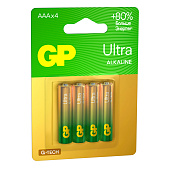  Батарейка AAA G-tech Alkaline LR03, 4шт, GP ULTRA 