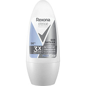  Дезодорант шариковый Rexona Clinical Protection Гипоаллергенный без запаха 50мл 