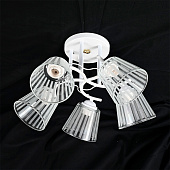  Люстра классическая 20144/5WT+CR WCL 60Вт E27 /ЭкономСвет 