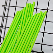  Трубочки одноразовые для напитков 25 шт. "Party go", green (197 мм) 