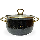Кастрюля OMS collection 2,1 л черный 1009-BK-16-GD Кастрюля OMS collection 2,1 л черный 1009-BK-16-GD