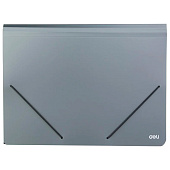  Папка классификатор 12 отделений Deli на резинке ассорти, E5551 