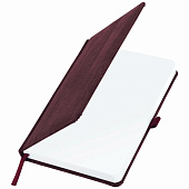 Ежедневник А5 недатированный Brauberg Wood, под кожу, резинка, 136 л, бордовый, 111675 Ежедневник А5 недатированный Brauberg Wood, под кожу, резинка, 136 л, бордовый, 111675