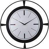  Часы настенные Мгновение, d-50 см, металл, Мгновение, открытая стрелка, чёрный, 5053-003 (1) 