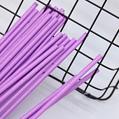 Трубочки одноразовые для напитков 25 шт. "Party go", purple (197 мм)