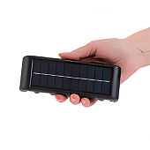  Фонарь садовый 15х5х2.5см 10LED настенный, солнечная батарея, теплый белый арт.2024-3511 