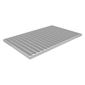  Решетка Gidrolica Step Pro 390х590мм стальная ячеистая оцинкованная 