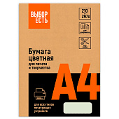 Бумага для офисной техники А4 100л Выбор есть 5 цветов пастель ассорти 80г /866185/