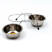  Набор из 2 рельефных мисок на подставке, 2 х 350 мл   5505029 