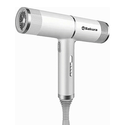  Фен электрический, SA-4051W, 1600Вт, белый 