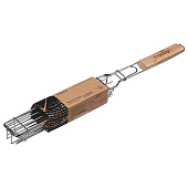 Решётка - гриль для овощей Maclay, 27x5 см, хромированная сталь 10145897 Решётка - гриль для овощей Maclay, 27x5 см, хромированная сталь 10145897