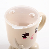 Кружка детская с крышкой, 270 мл., цвет и рисунок МИКС 3973802 Кружка детская с крышкой, 270 мл., цвет и рисунок МИКС 3973802