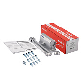  Доводчик ISPARUS 410, нагрузка от 15 до 60кг, серебро 