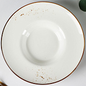  Тарелка для пасты Magistro «Церера», 160 мл, d=21 см, цвет белый 5388005 
