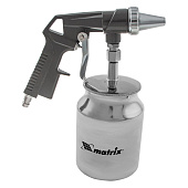Пистолет пескоструйный с ниж. бачком, пневм. Matrix Пистолет пескоструйный с ниж. бачком, пневм. Matrix