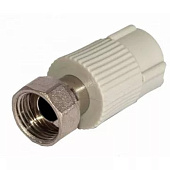 Муфта комб с накид гайкой ВР 20х1/2" PPR Муфта комб с накид гайкой ВР 20х1/2" PPR