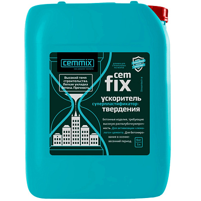 Ускоритель набора прочности СemFix 5 л Ускоритель набора прочности СemFix 5 л