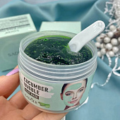 Маска для лица Sadoer Cucumber Bubble с огурцом и семенами бусенника 100гр Маска для лица Sadoer Cucumber Bubble с огурцом и семенами бусенника 100гр