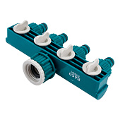  Распределитель четырехканальный RACO ORIGINAL 1/2" - 3/4", с внутренней резьбой 4250-55258C 