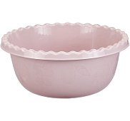 Миска 5,0л круглая Чайная роза М1313 Миска 5,0л круглая Чайная роза М1313