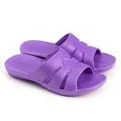 Сланцы (слайдеры) женские Флора цвет фиолетовый, р-р 38-39 7088129 Сланцы (слайдеры) женские Флора цвет фиолетовый, р-р 38-39 7088129