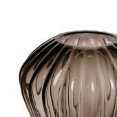 Ваза стеклянная "GREY GLASS" 19х25см 390-0077