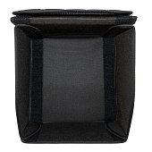  Органайзер в багажник экокожа 30х30х30см черный/белый 