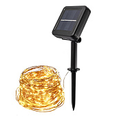  Садовая гирлянда-нить 200LED желтый теплый SLR-G03-200Y /ФАZA 
