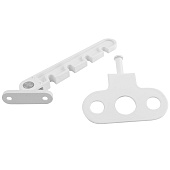 Ограничитель оконный (пластик) белый Ограничитель оконный (пластик) белый