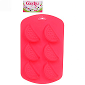  Форма для льда силиконовая "Арбузики" 19х11см 339-742 