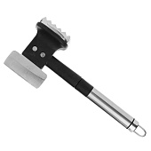 Топор кухонный с молотком для отбивания мяса Satoshi Альфа нержавеющая сталь 882-265 Топор кухонный с молотком для отбивания мяса Satoshi Альфа нержавеющая сталь 882-265