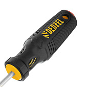 Отвертка PH1х75мм, CrV, трехкомпонентная рукоятка, Denzel Отвертка PH1х75мм, CrV, трехкомпонентная рукоятка, Denzel