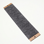  Когтеточка "Пижон", ДВП, ковролин, 50 х 10 см, серая 10536904 