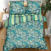 Комплект постельного белья Amore Mio BZ QR Jungle, семейный, eco cotton, печатный, 43260 Комплект постельного белья Amore Mio BZ QR Jungle, семейный, eco cotton, печатный, 43260