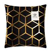 Наволочка 40х40 декоративная Этель Соты велюр, 6881894 Наволочка 40х40 декоративная Этель Соты велюр, 6881894