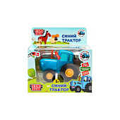 Модель инерционная Технопарк "Синий трактор", 11 см, синий
