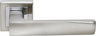  Ручка дверная RUCETTI квадрат RAP14-S SN/CP-IND бел.никель/хром 