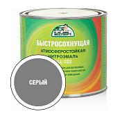 Эмаль НЦ-132М серая Эксперт 1.7кг